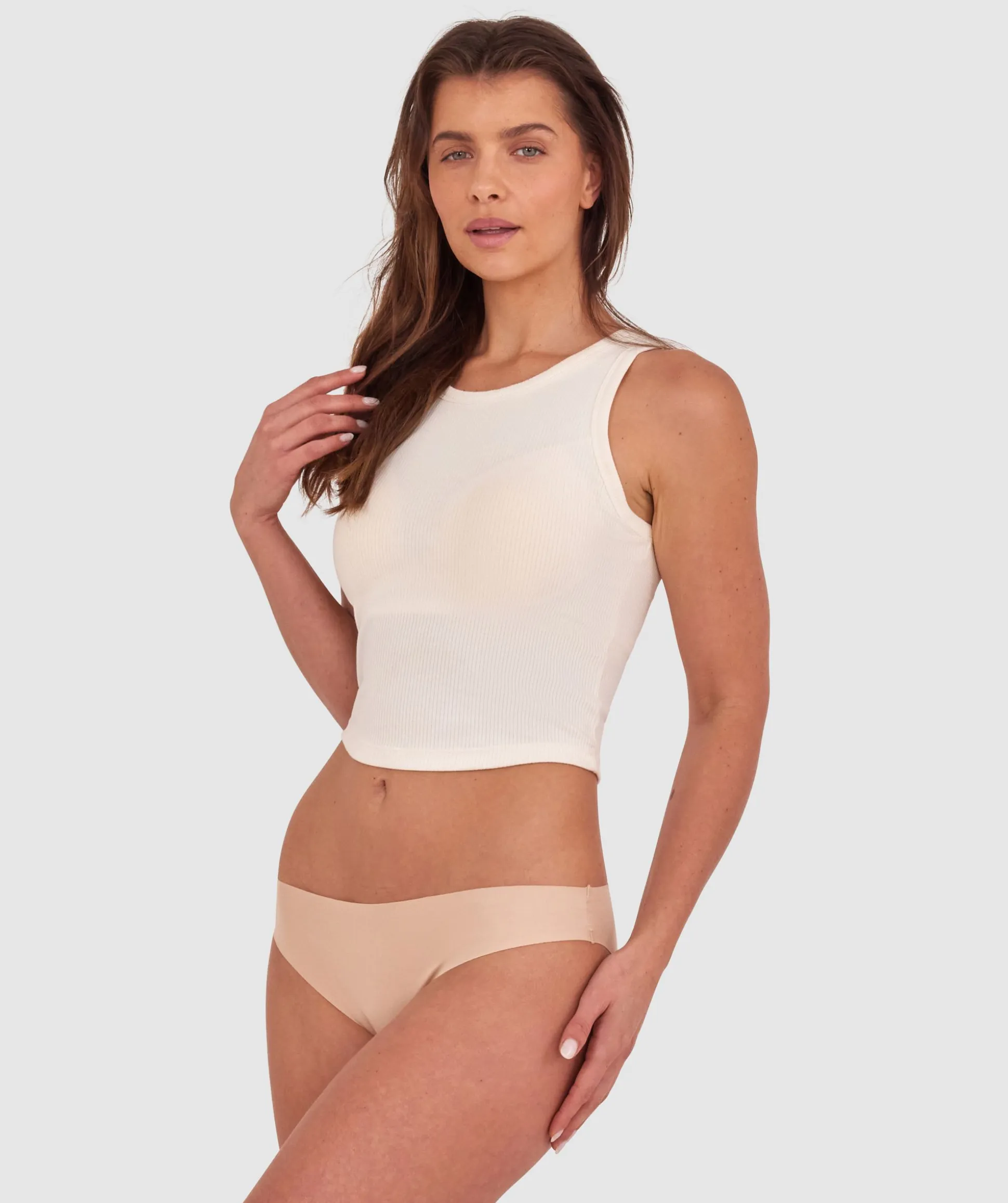Smooth Comfort Cotton Bikini-Nude 2