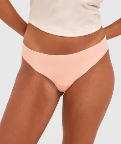 Smooth Comfort Cotton G String - Blush Pink