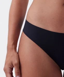 Smooth Comfort Cotton G String - Black