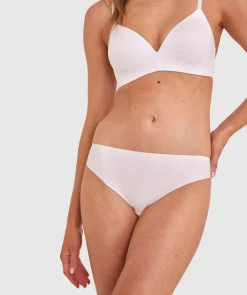 Smooth Comfort Lace Bikini Knicker - Ivory