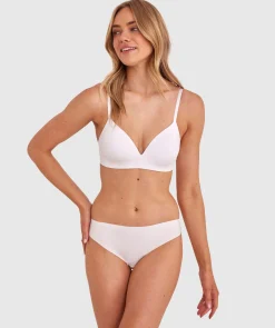 Smooth Comfort Lace Bikini Knicker - Ivory