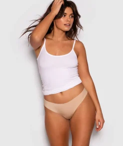 Smooth Comfort V String Knicker - Nude