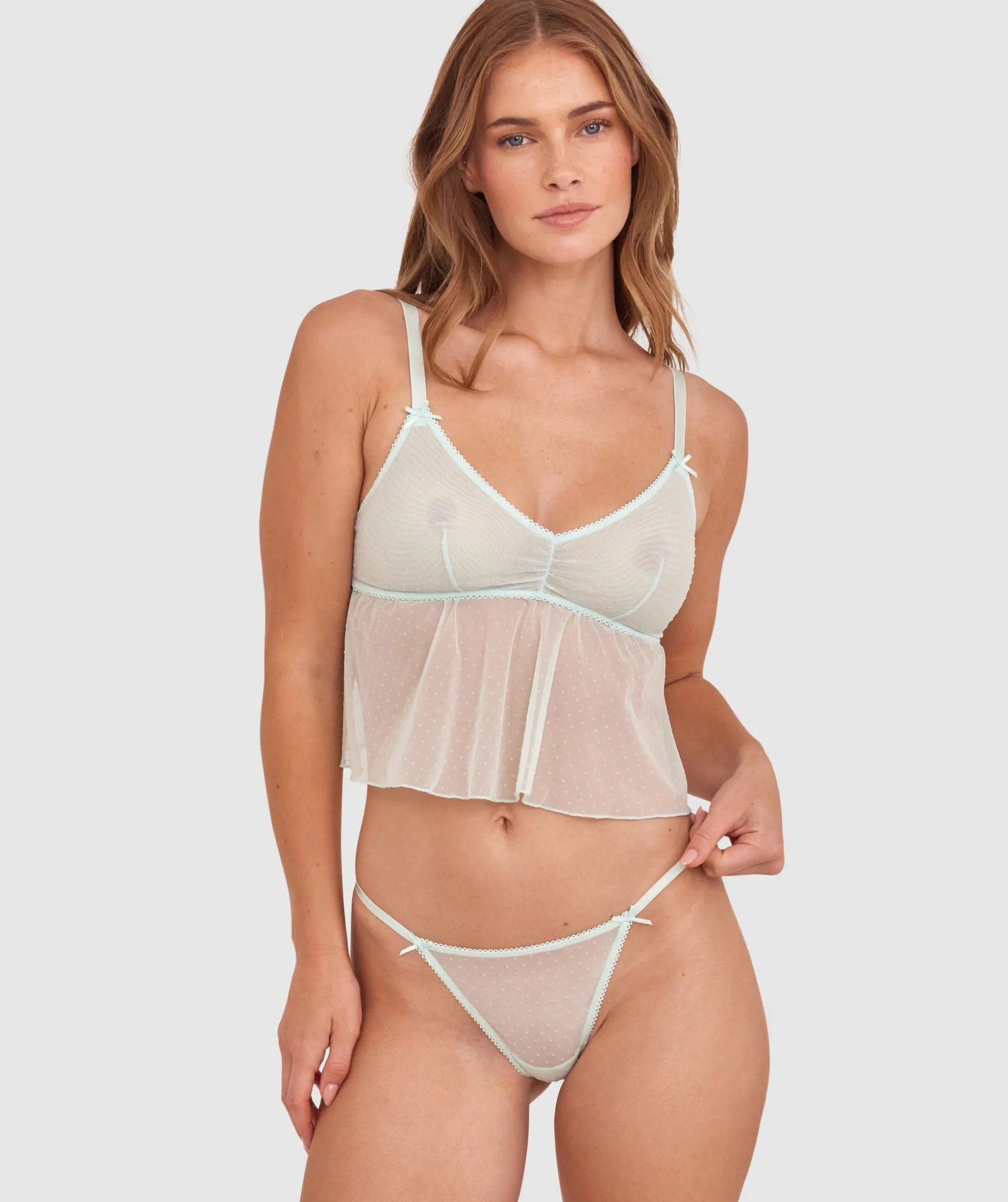 Soft Spot String - Mint Green