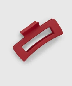 Square Clip With Logo - Dark Red