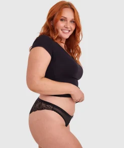 Susannah Brazilian Knicker - Black