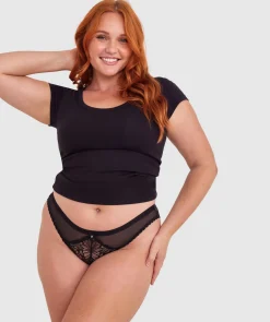 Susannah Brazilian Knicker - Black