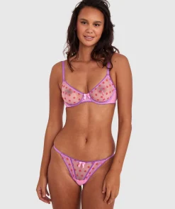 Twiggy Underwire Bra - Pink