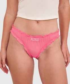 Valentine Brazilian Knicker - Rose