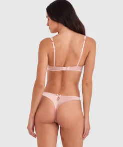 Vamp Bittersweet High Leg G String - Blush Pink