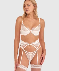 Vamp Eternity Suspender - Ivory