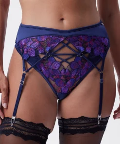Vamp Follow My Lead Suspender - Navy