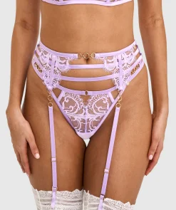 Vamp Hola Mamacita Suspender - Purple