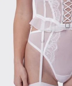 Vamp One Night Only Push Up Bodysuit - Ivory