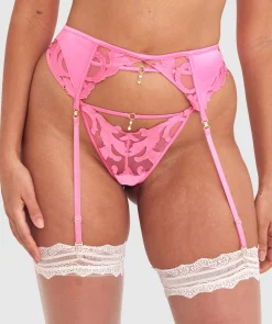 Vamp Pink Passion Suspender - Pink
