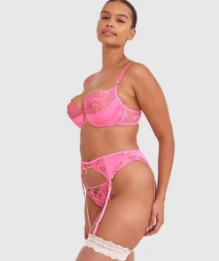 Vamp Pink Passion Suspender - Pink