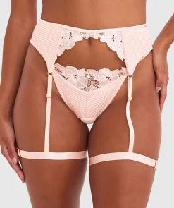 Vamp So Polite Suspender - Pale Pink