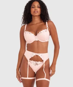 Vamp So Polite Suspender - Pale Pink