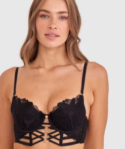 Vamp Spell On You Push Up Bra - Black