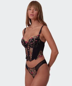 Vamp Stay The Night Push Up Corset - Black