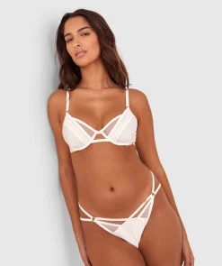 Vamp Strung Up High Leg String - Ivory