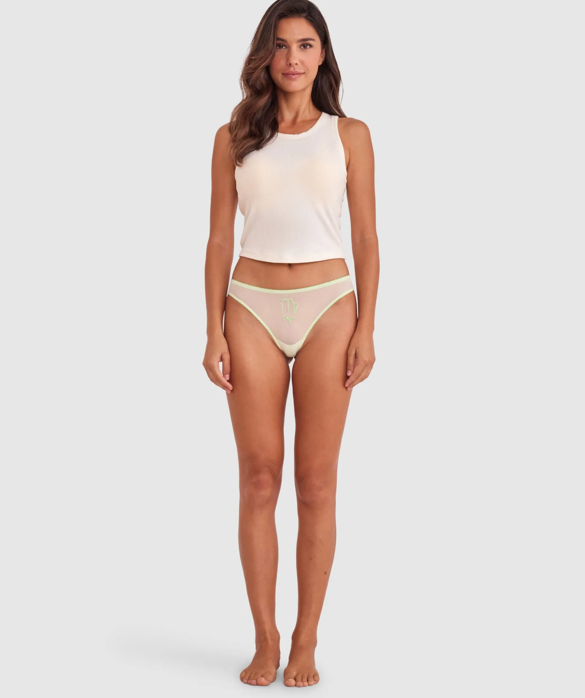 Virgo G String - Light Green/Green