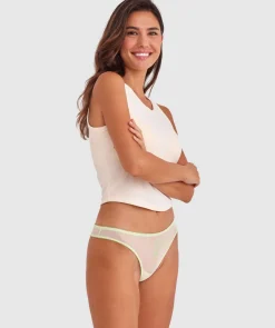 Virgo G String - Light Green/Green