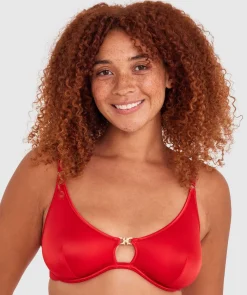 Whitney Unlined Bra - Red